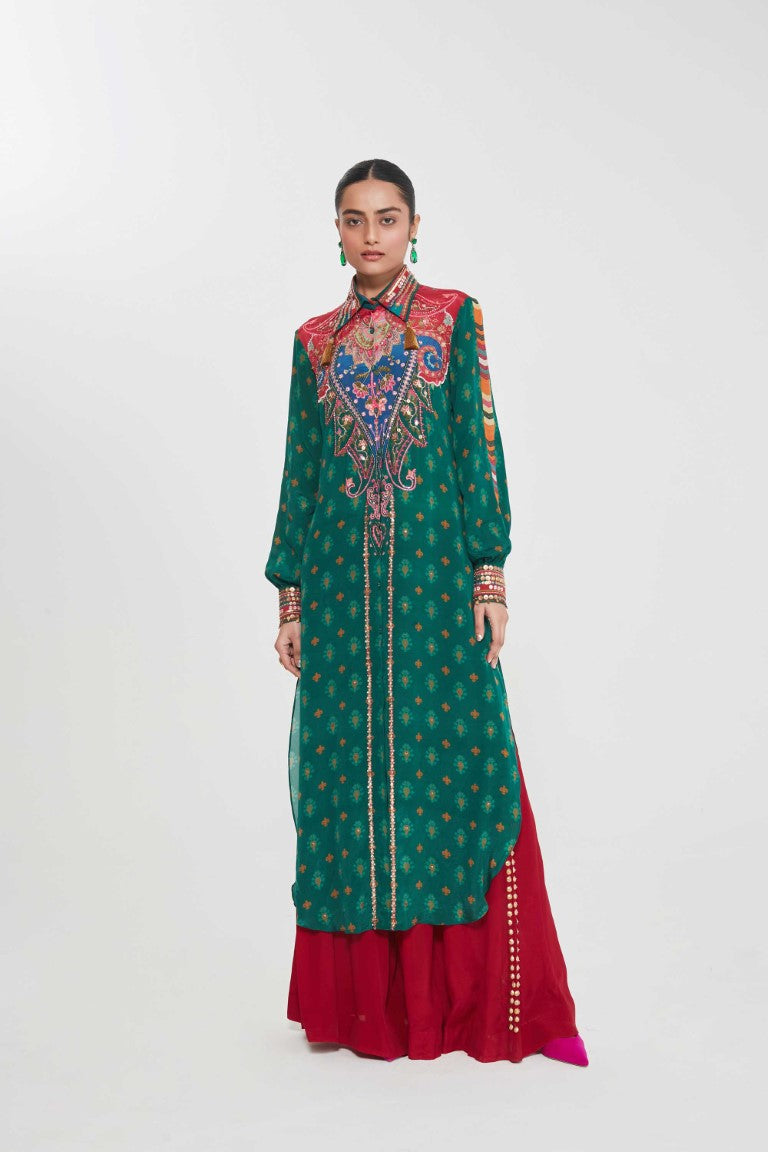 ZAREEN TUNIC SET-Kaftan-Siddhartha Bansal
