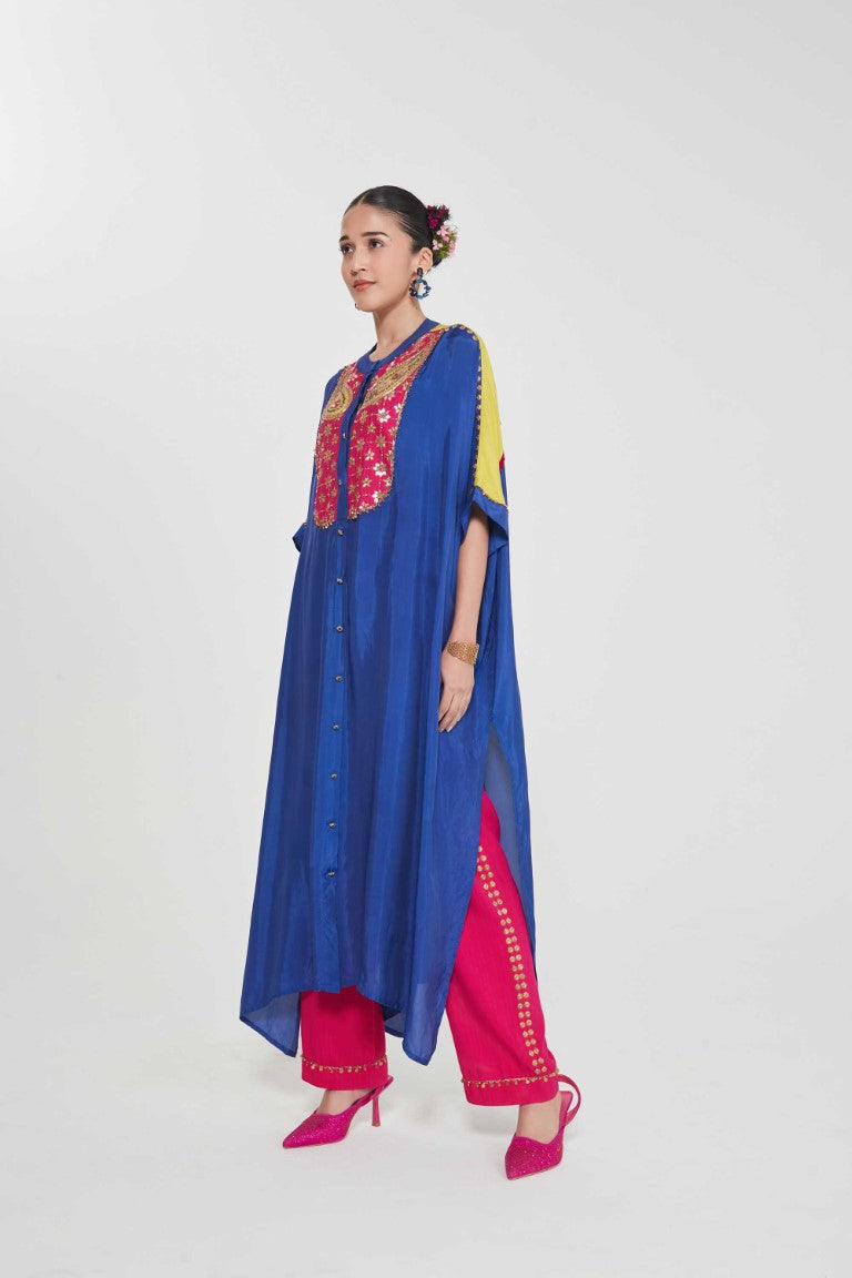 FIROZA KURTA SET-Kaftan-Siddhartha Bansal