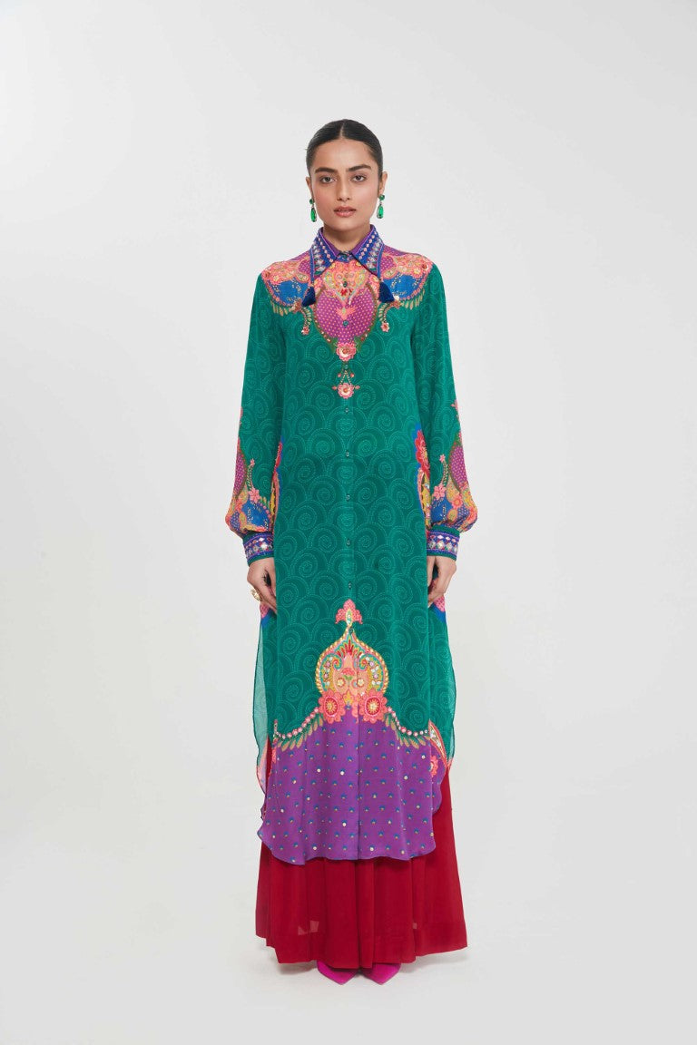 IRA TUNIC SET-Kaftan-Siddhartha Bansal