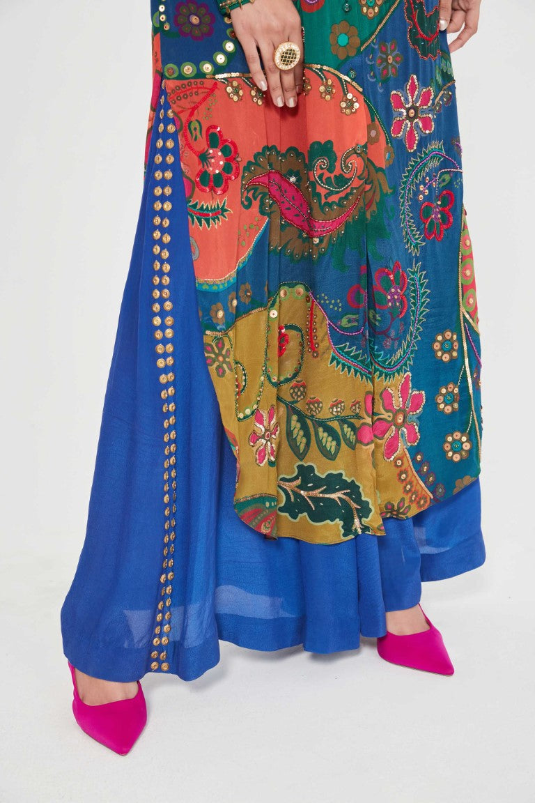 PARIZAD TUNIC SET-Kaftan-Siddhartha Bansal