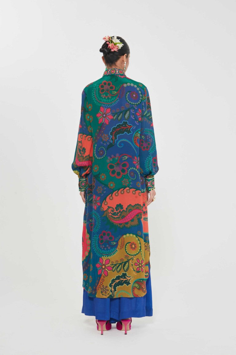 PARIZAD TUNIC SET-Kaftan-Siddhartha Bansal