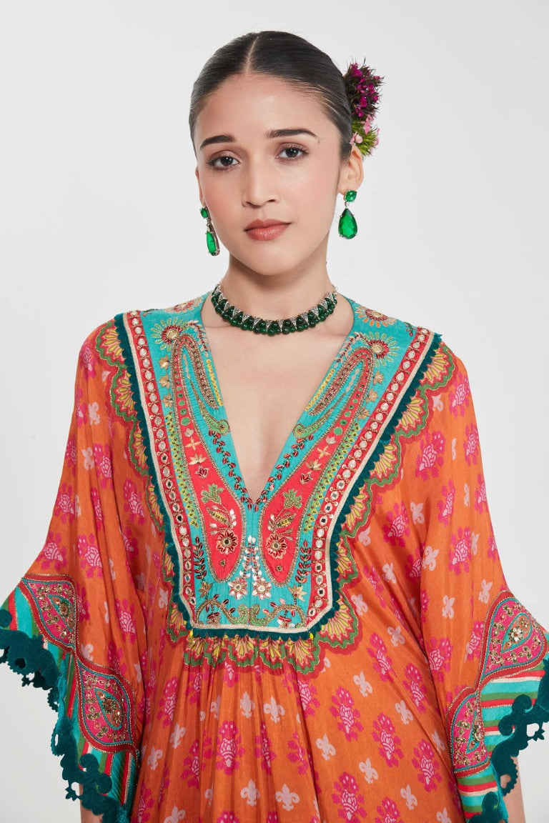 KESAR KAFTAN SET-Kaftan-Siddhartha Bansal