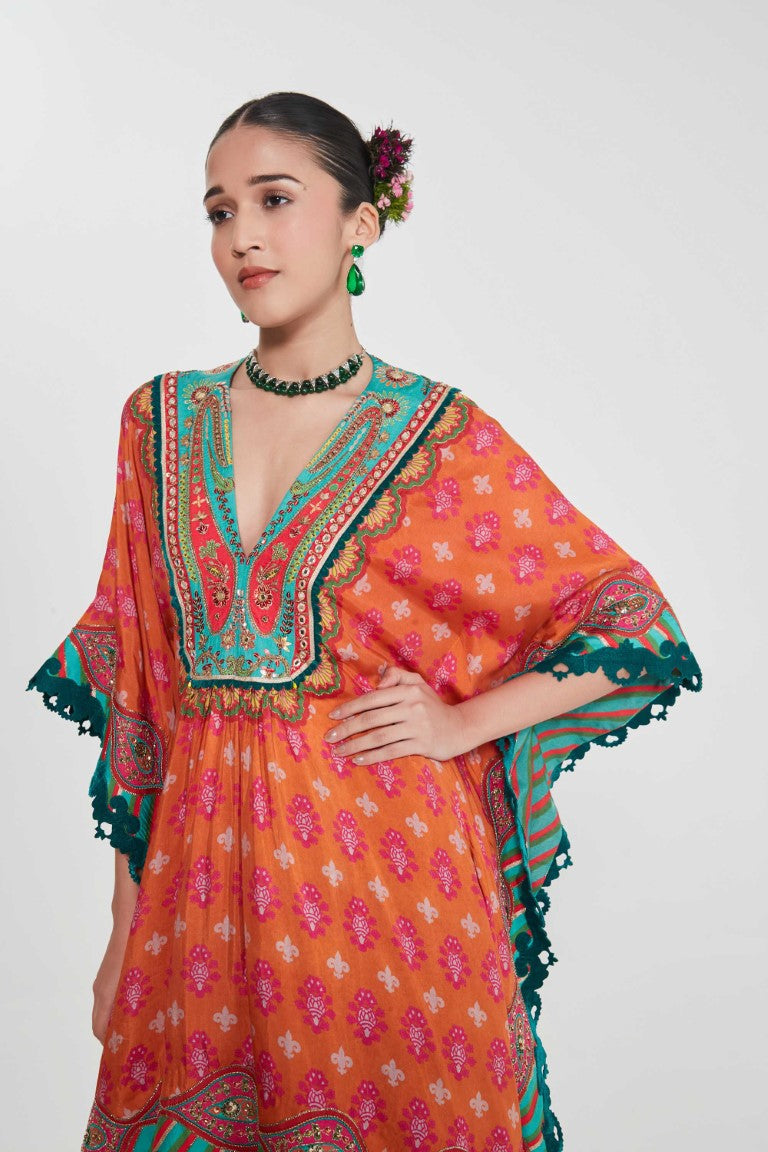 KESAR KAFTAN SET-Kaftan-Siddhartha Bansal