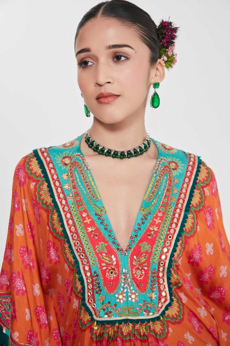 KESAR KAFTAN SET-Kaftan-Siddhartha Bansal