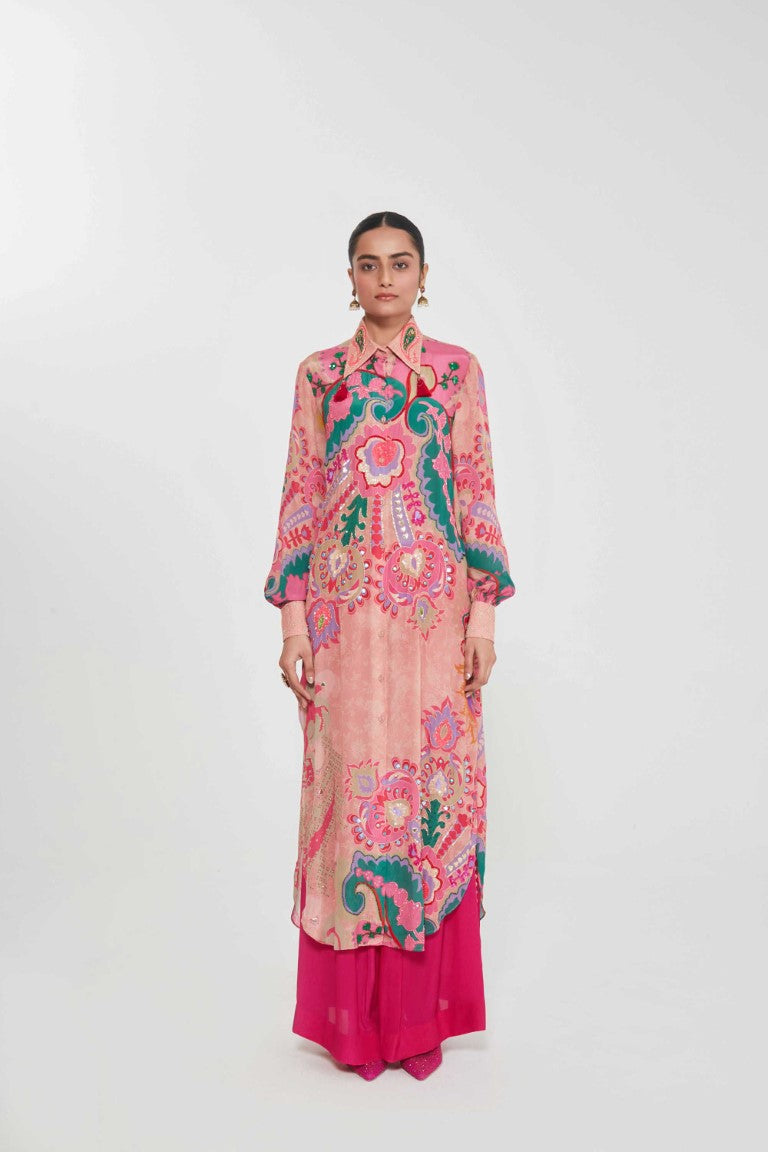 FARIDA TUNIC SET-Kaftan-Siddhartha Bansal