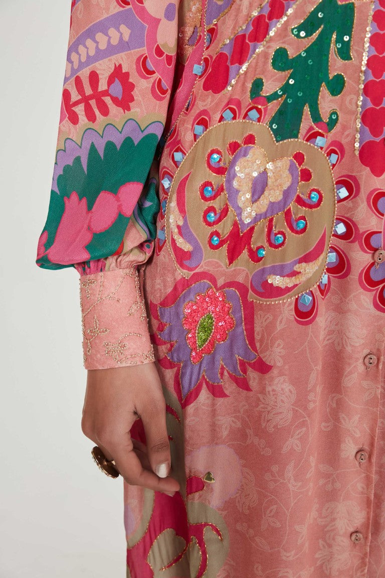 FARIDA TUNIC SET-Kaftan-Siddhartha Bansal