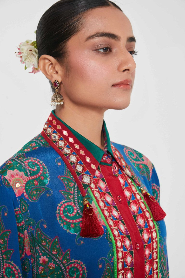 SIFAR TUNIC SET-Kaftan-Siddhartha Bansal