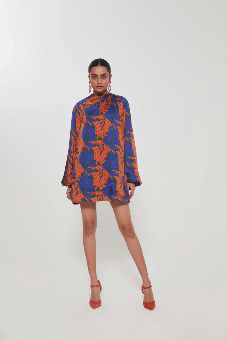 WAFA SHORT DRESS-Kaftan-Siddhartha Bansal