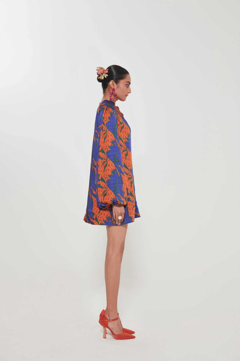 WAFA SHORT DRESS-Kaftan-Siddhartha Bansal