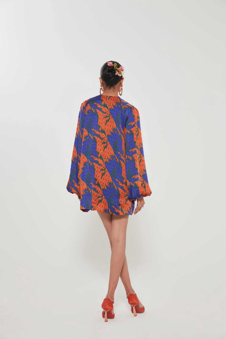 WAFA SHORT DRESS-Kaftan-Siddhartha Bansal