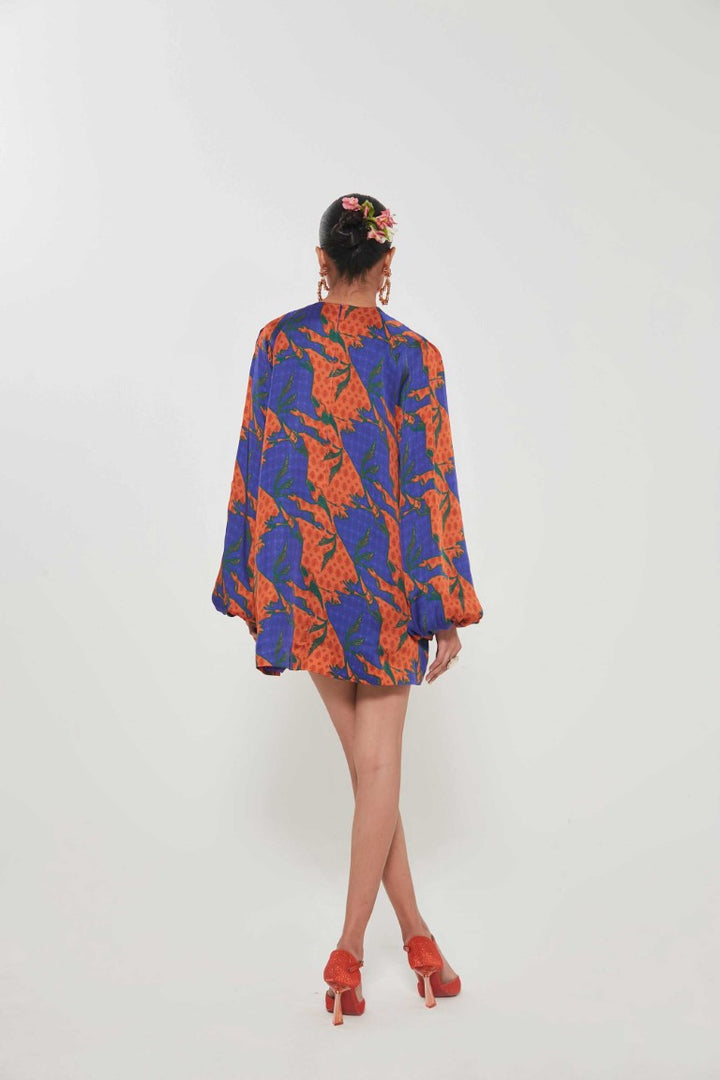 WAFA SHORT DRESS-Kaftan-Siddhartha Bansal