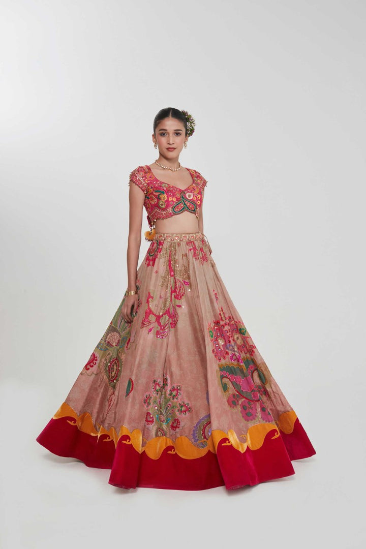 SUHANA LEHANGA SET-Kaftan-Siddhartha Bansal