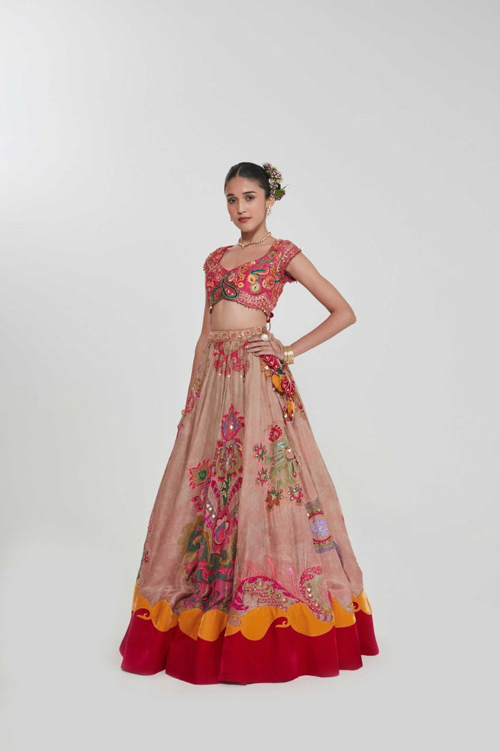 SUHANA LEHANGA SET-Kaftan-Siddhartha Bansal