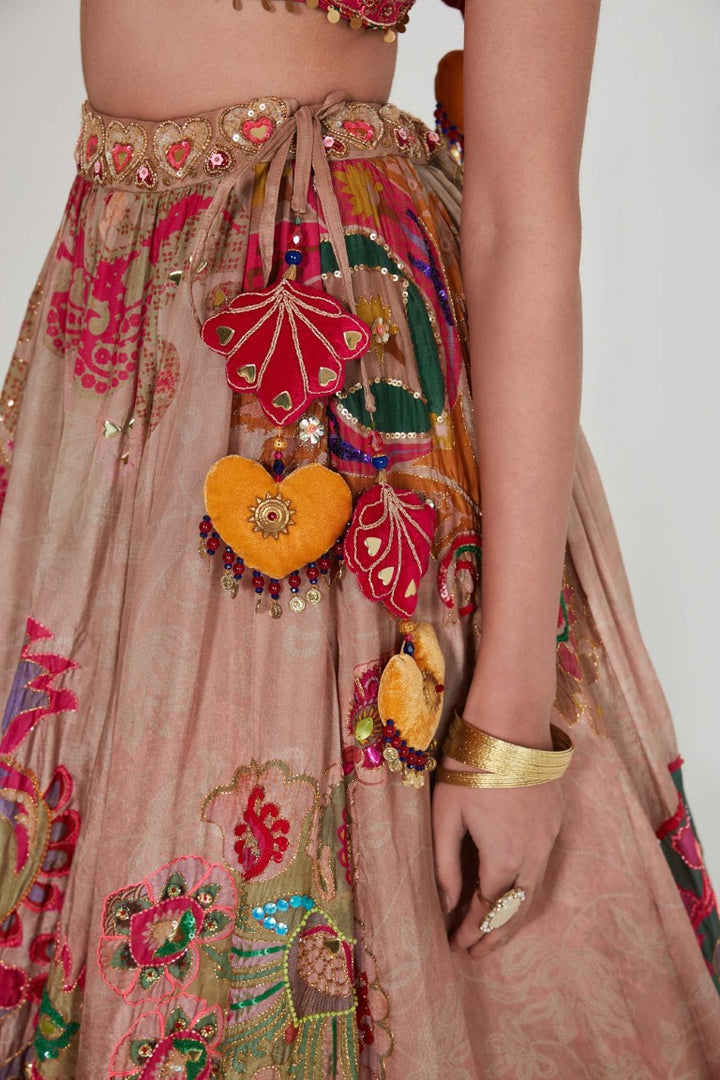 SUHANA LEHANGA SET-Kaftan-Siddhartha Bansal