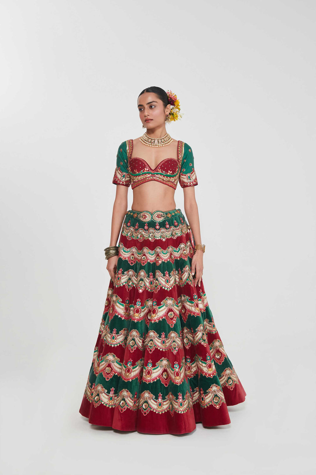 AFREEN LEHENGA SET-Kaftan-Siddhartha Bansal