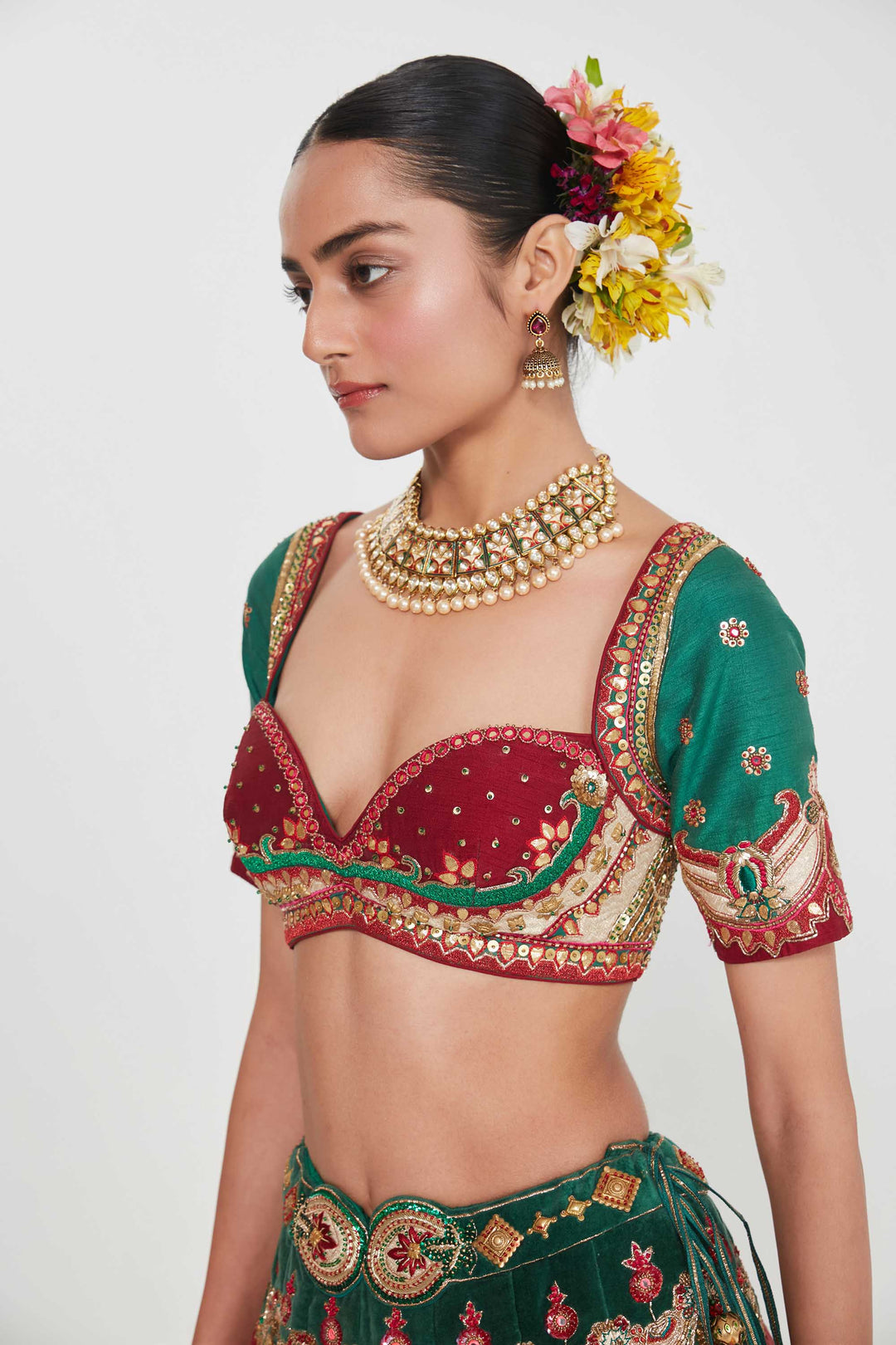 AFREEN LEHENGA SET-Kaftan-Siddhartha Bansal