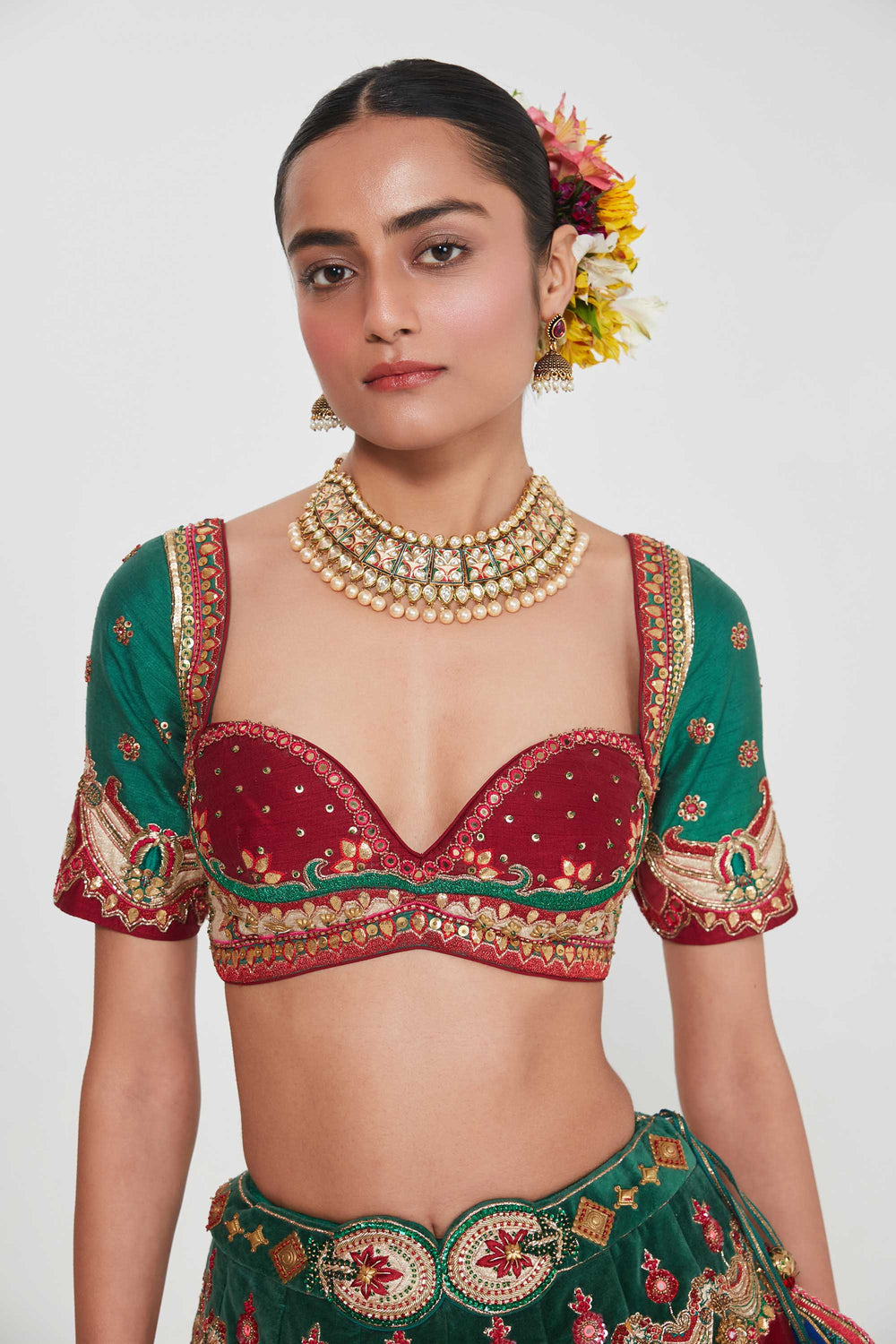 AFREEN LEHENGA SET-Kaftan-Siddhartha Bansal