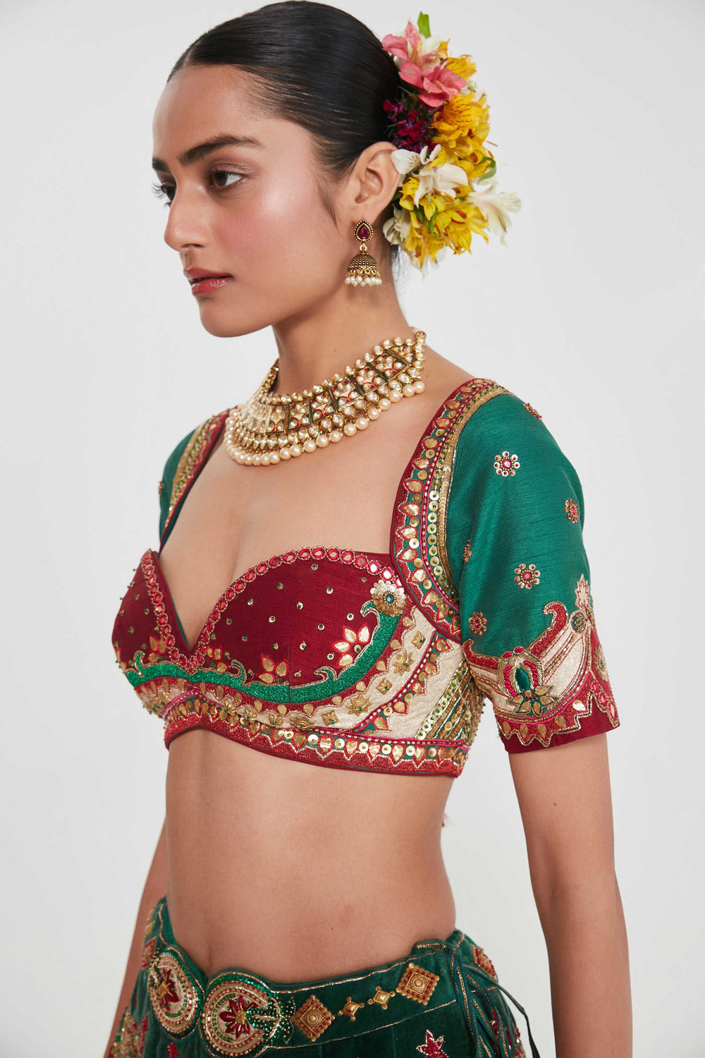 AFREEN LEHENGA SET-Kaftan-Siddhartha Bansal