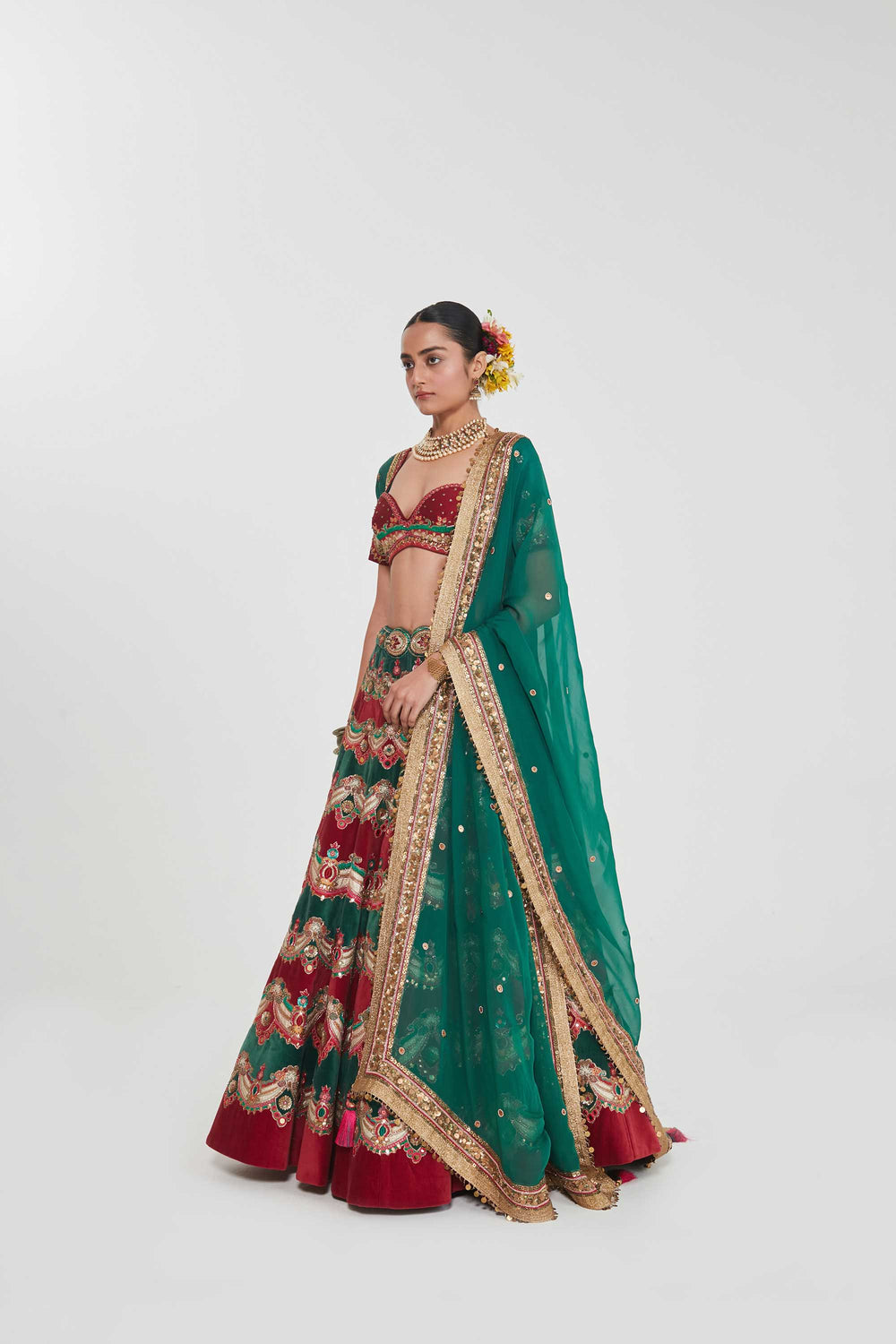 AFREEN LEHENGA SET-Kaftan-Siddhartha Bansal