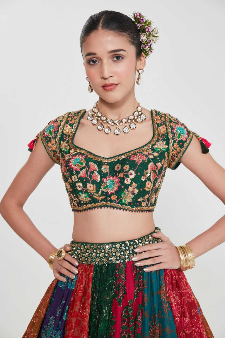 MEHER LEHANGA SET-Kaftan-Siddhartha Bansal