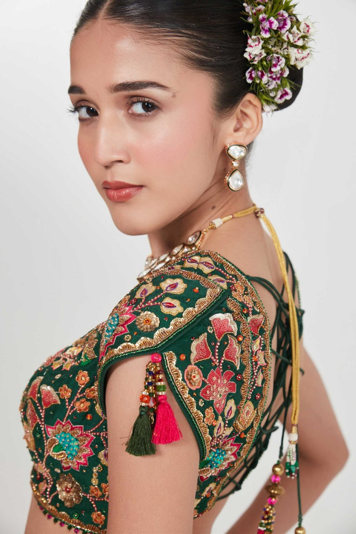 MEHER LEHANGA SET-Kaftan-Siddhartha Bansal