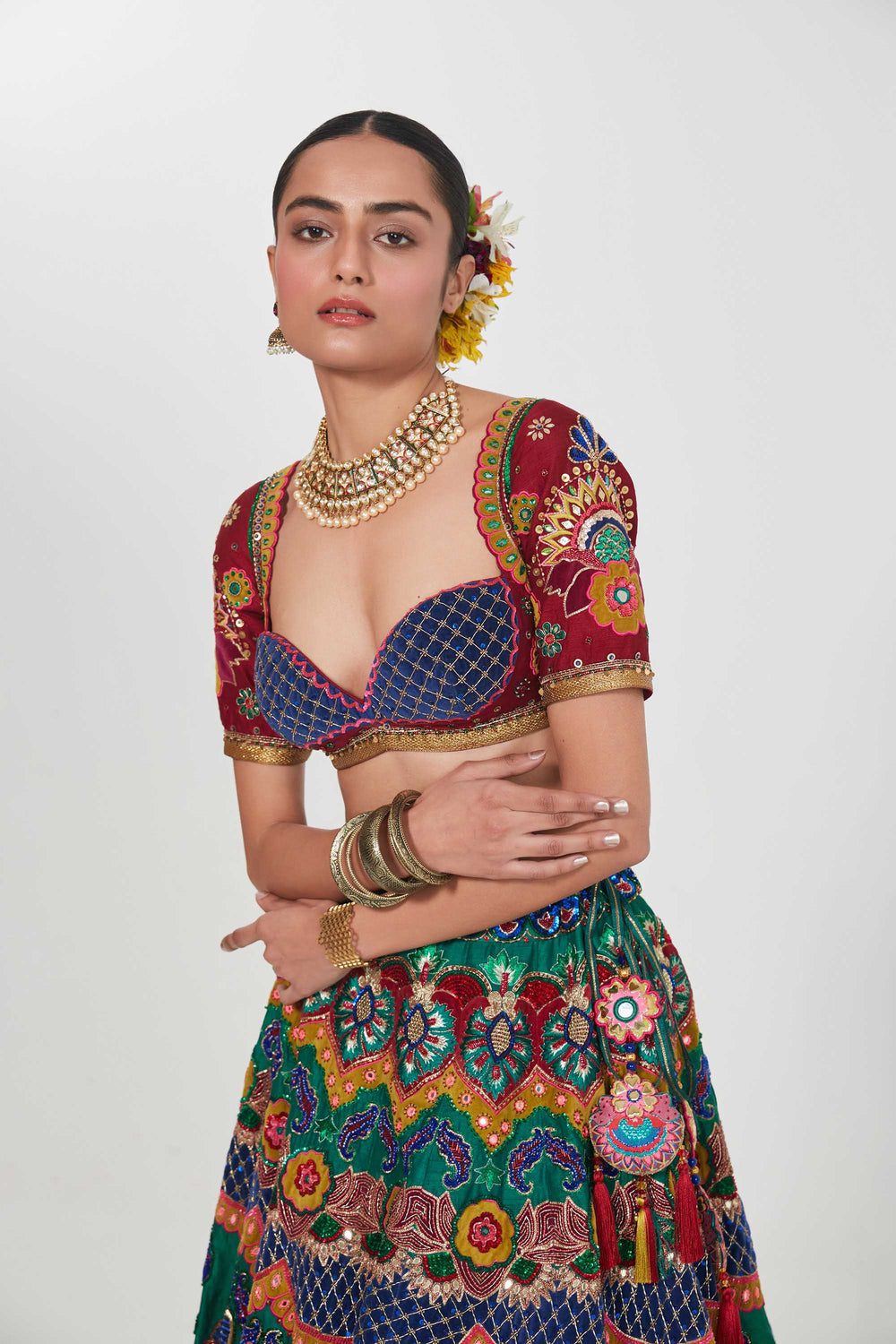 NIHIRA LEHENGA SET-Kaftan-Siddhartha Bansal