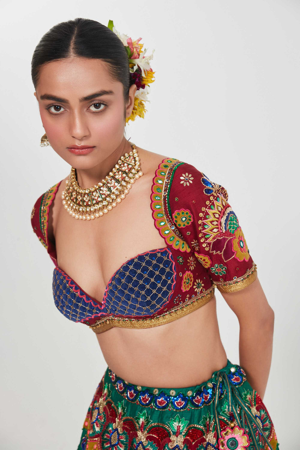 NIHIRA LEHENGA SET-Kaftan-Siddhartha Bansal