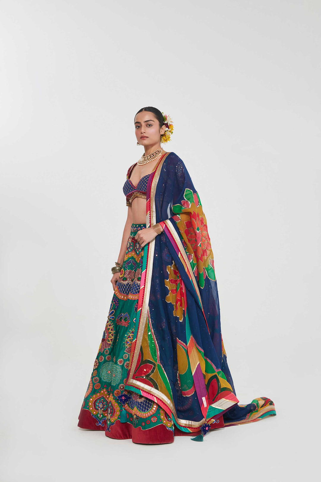 NIHIRA LEHENGA SET-Kaftan-Siddhartha Bansal