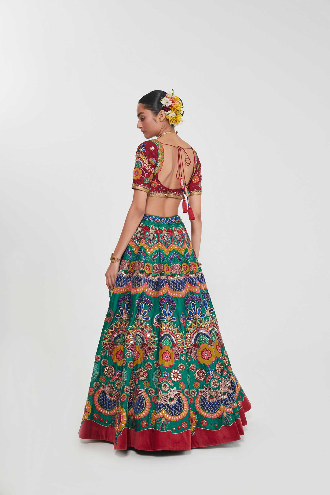 NIHIRA LEHENGA SET-Kaftan-Siddhartha Bansal