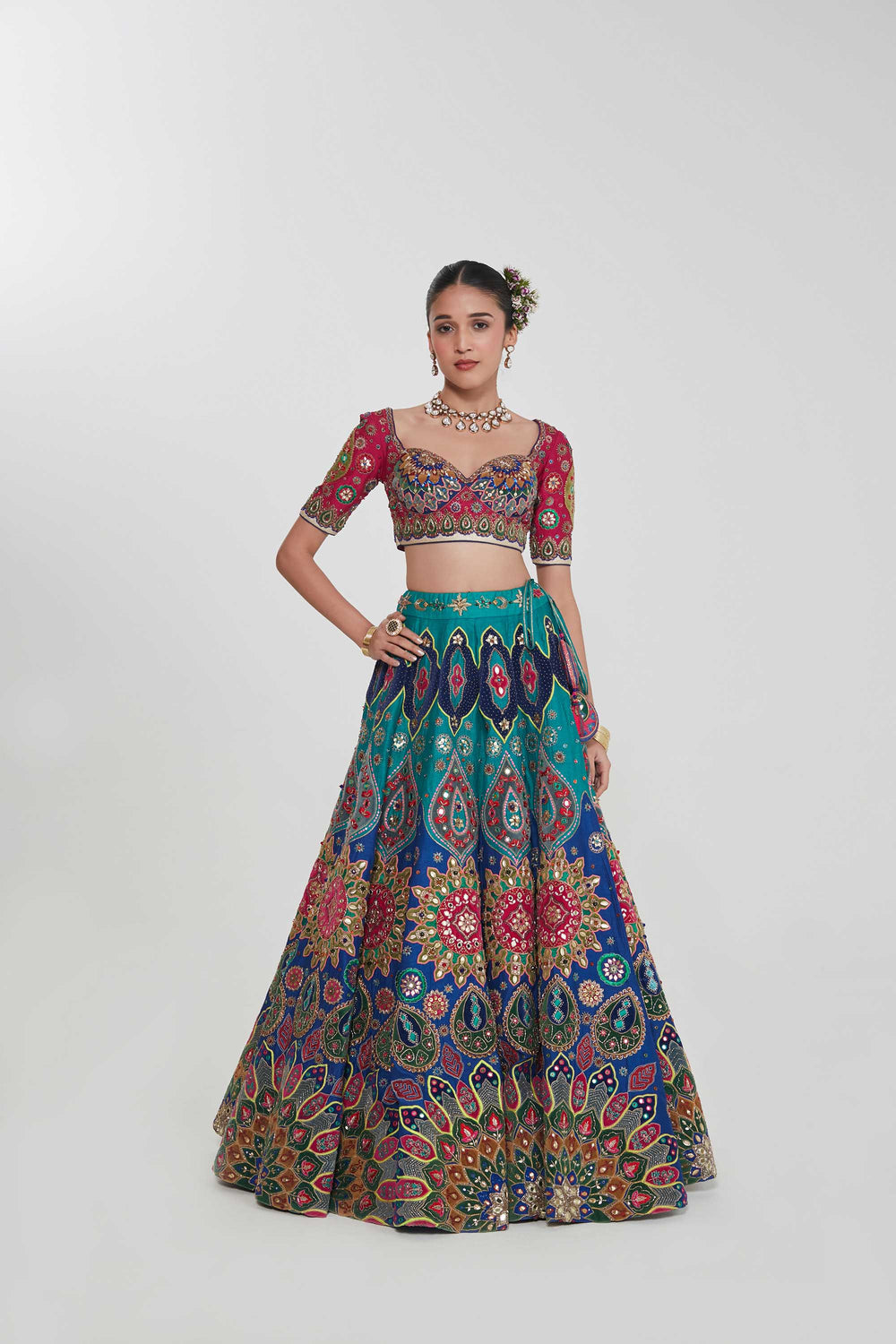 FARIHA LEHENGA SET-Kaftan-Siddhartha Bansal