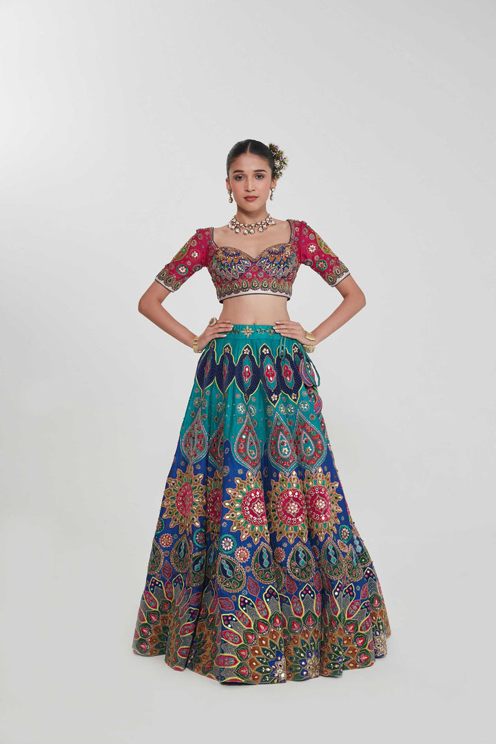 FARIHA LEHENGA SET-Kaftan-Siddhartha Bansal