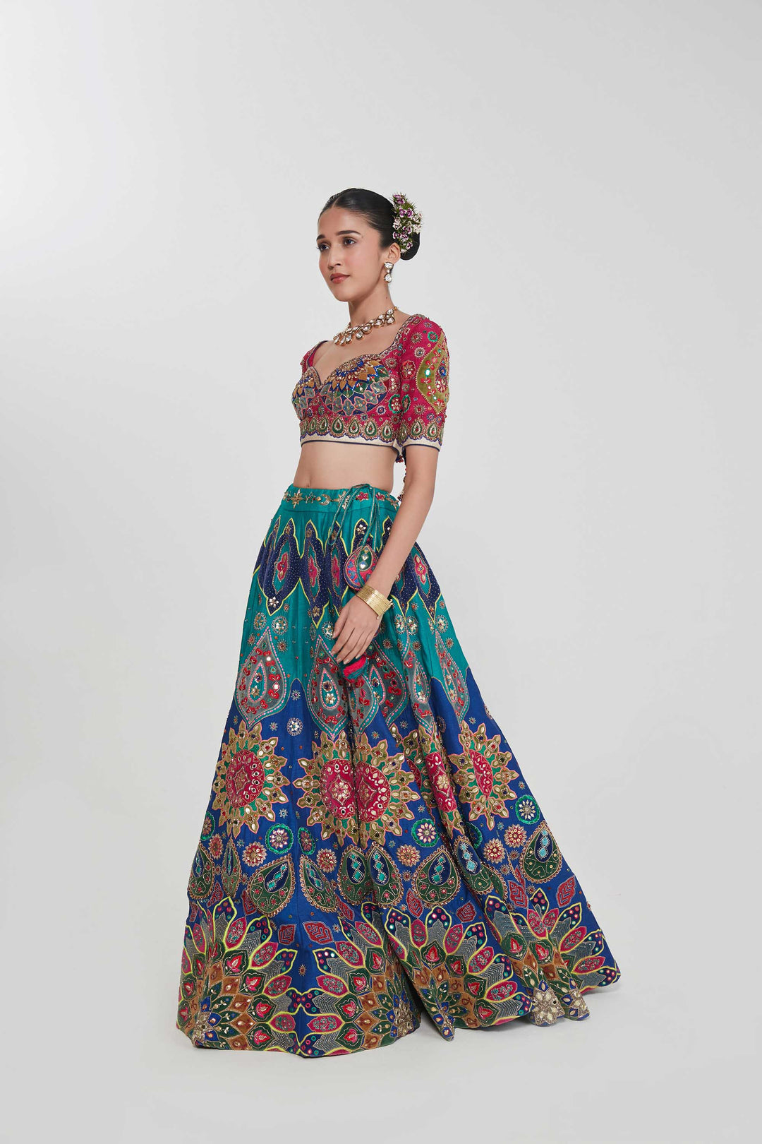 FARIHA LEHENGA SET-Kaftan-Siddhartha Bansal