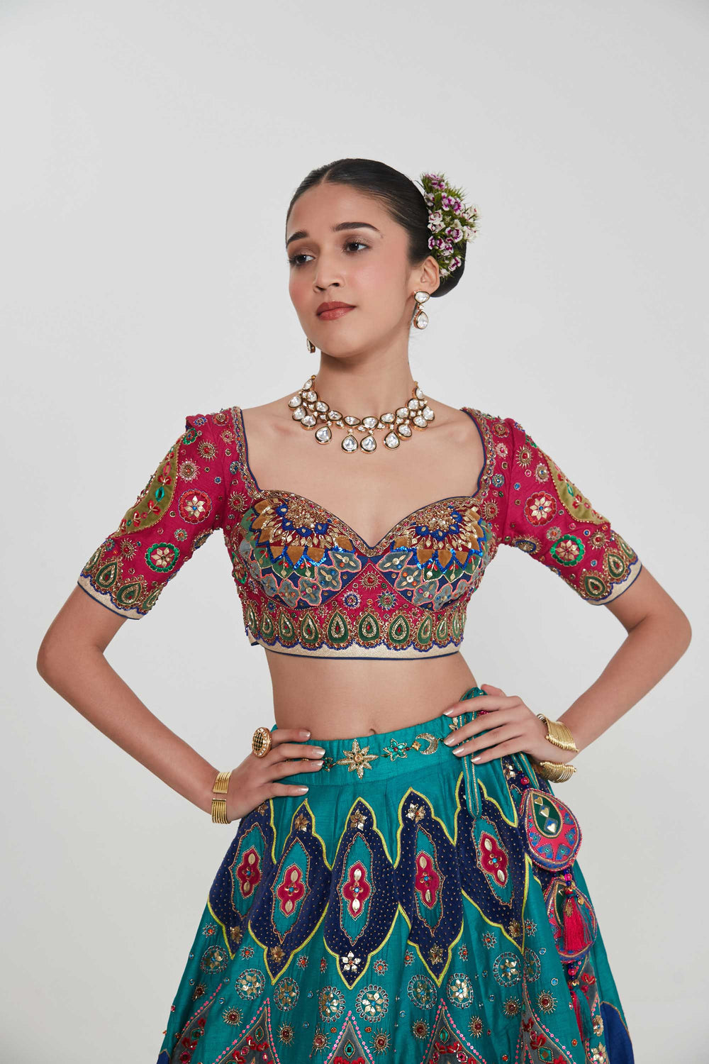 FARIHA LEHENGA SET-Kaftan-Siddhartha Bansal