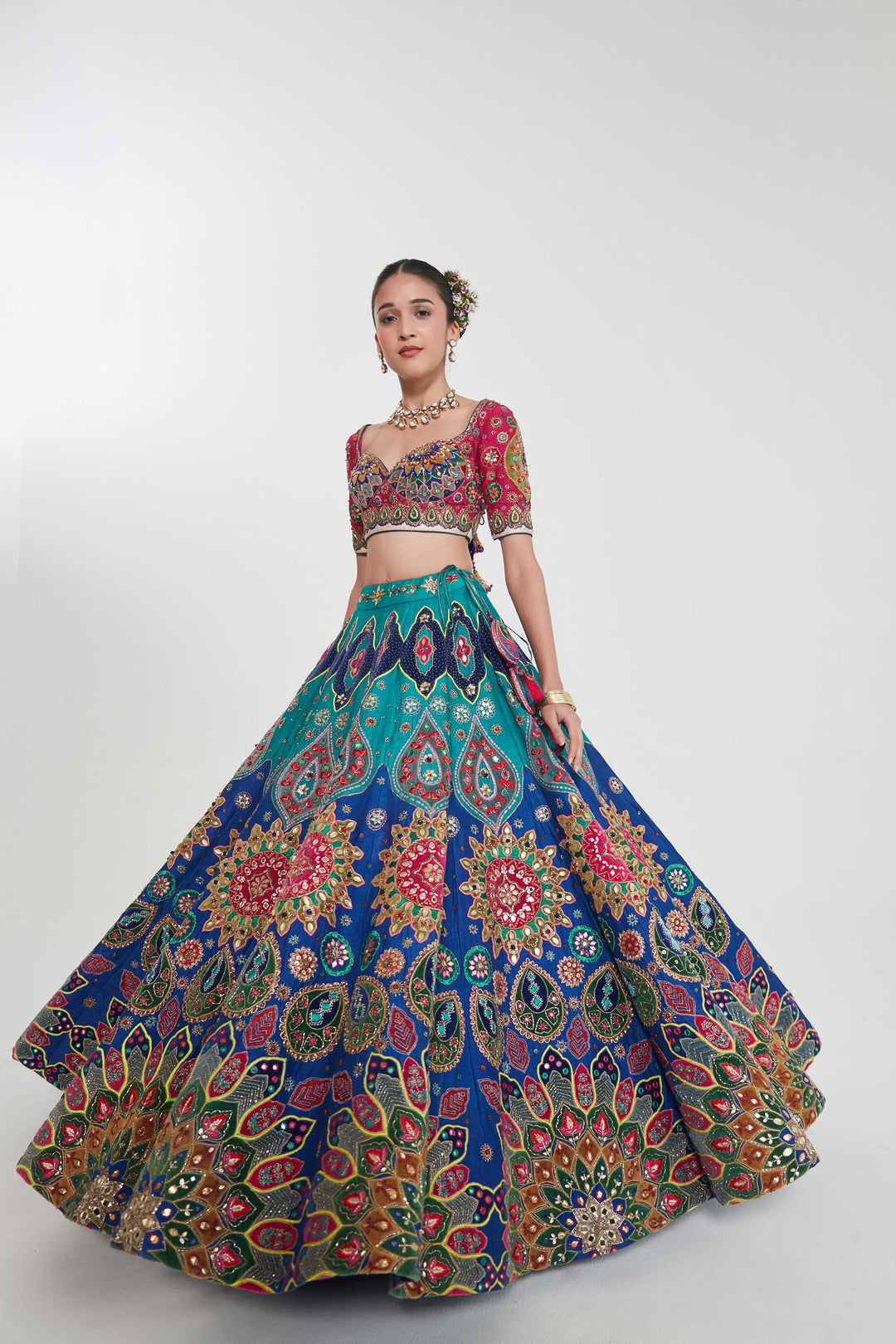 FARIHA LEHENGA SET-Kaftan-Siddhartha Bansal