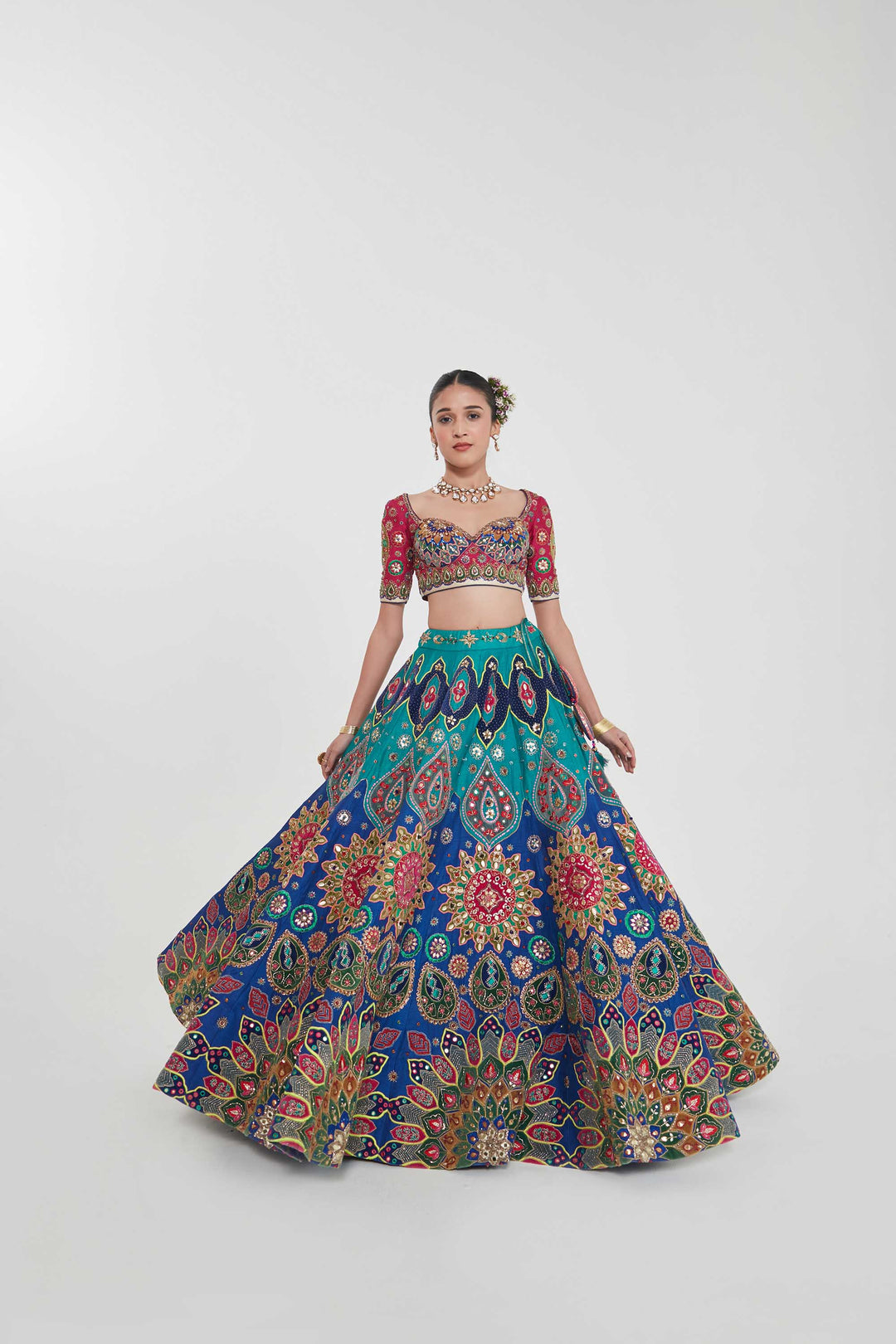 FARIHA LEHENGA SET-Kaftan-Siddhartha Bansal