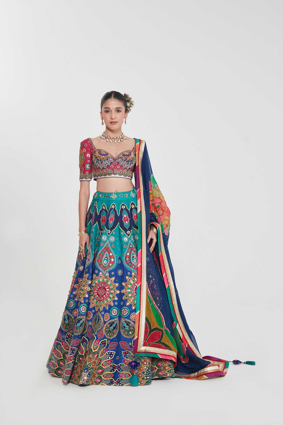 FARIHA LEHENGA SET-Kaftan-Siddhartha Bansal