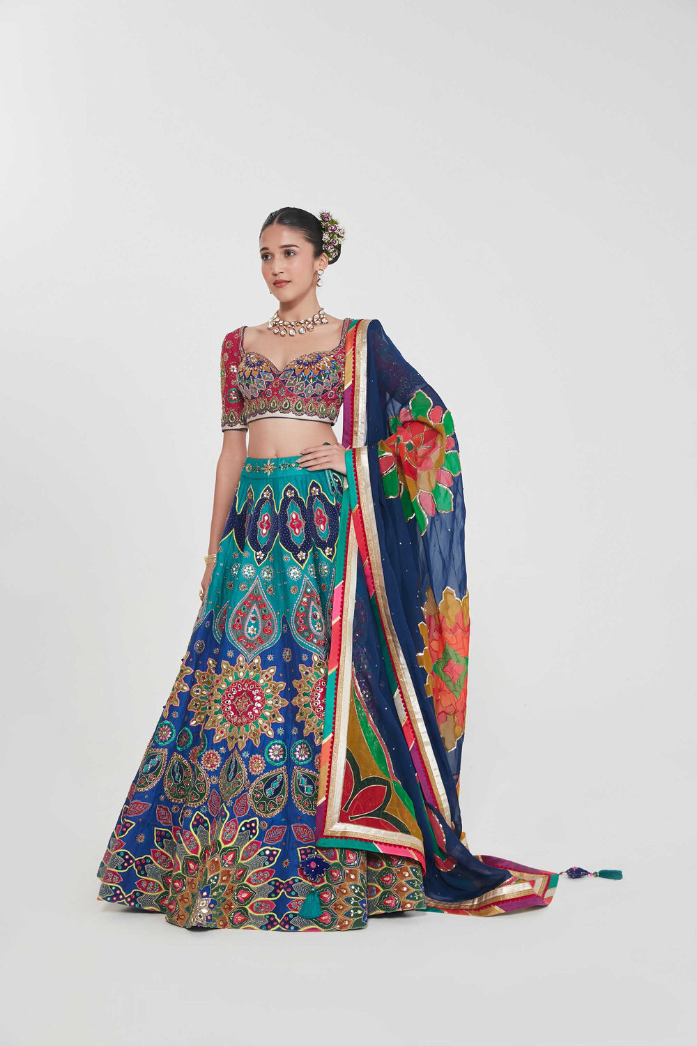 FARIHA LEHENGA SET-Kaftan-Siddhartha Bansal