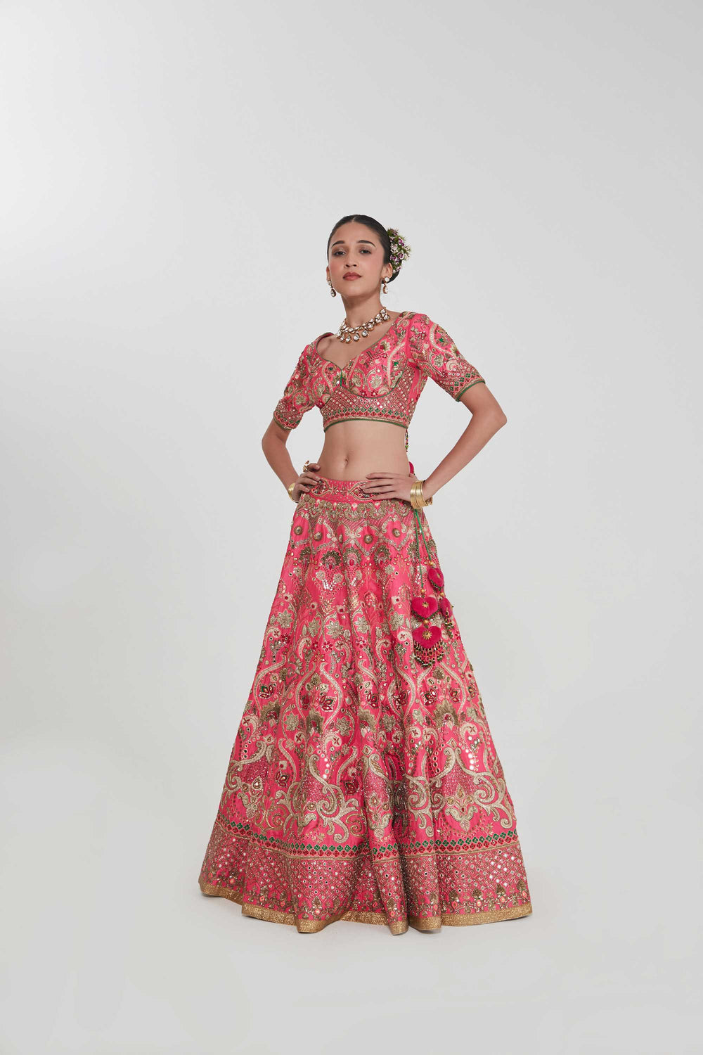 AMIRA LEHENGA SET-Kaftan-Siddhartha Bansal