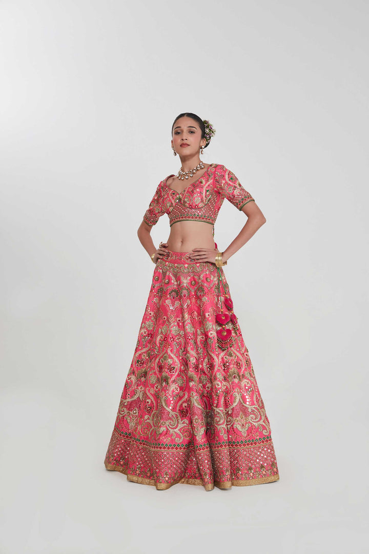 AMIRA LEHENGA SET-Kaftan-Siddhartha Bansal