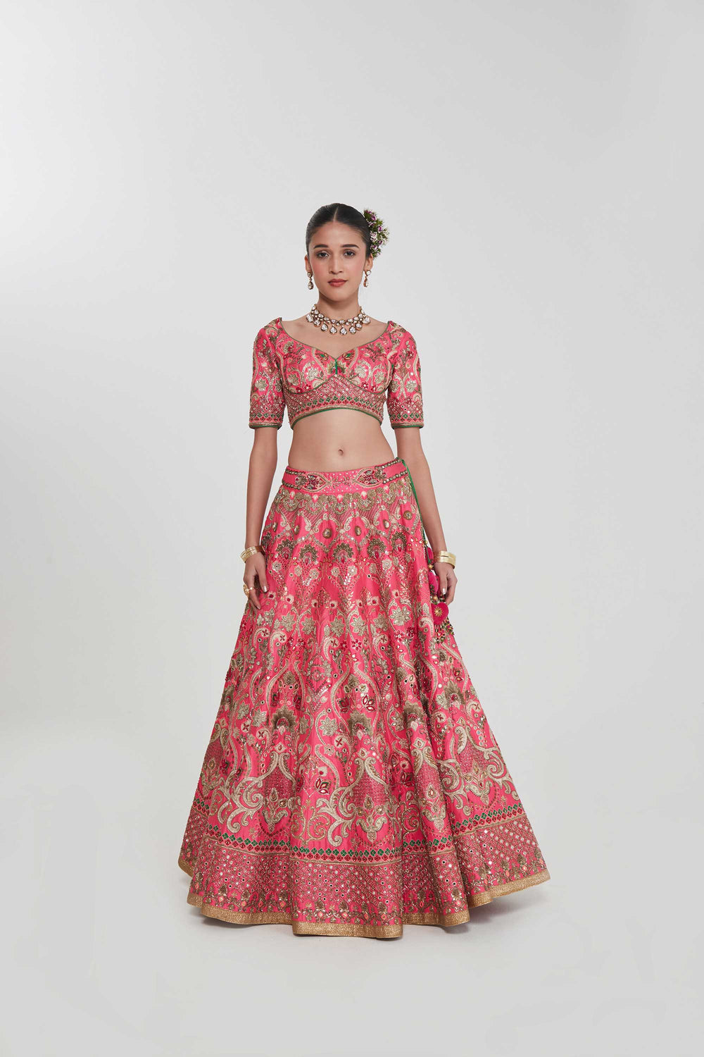 AMIRA LEHENGA SET-Kaftan-Siddhartha Bansal