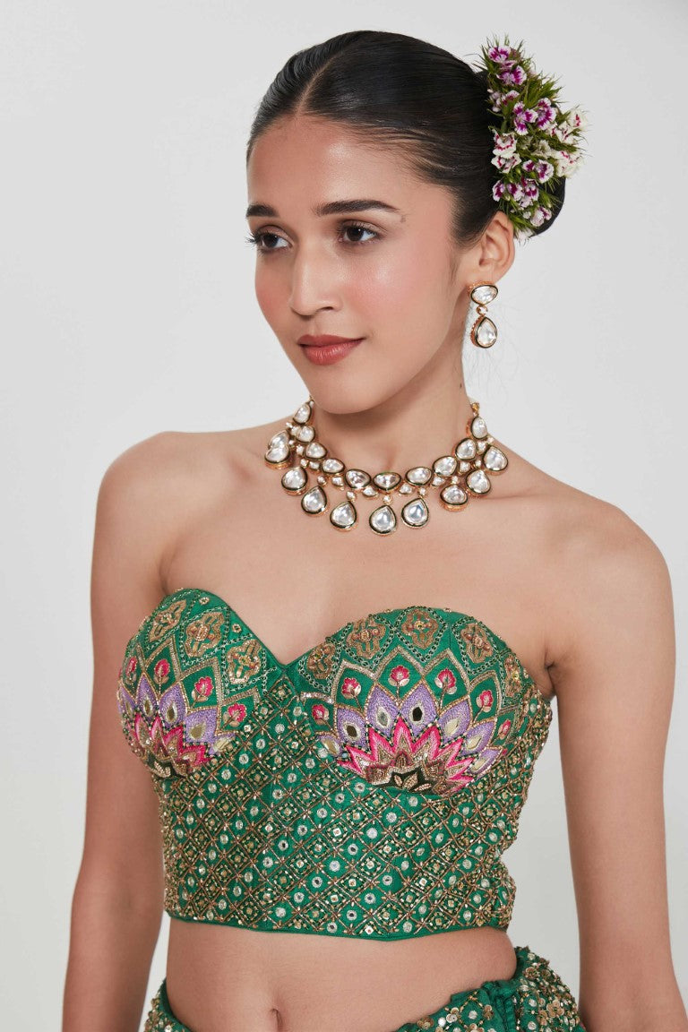 HEENA LEHANGA SET-Kaftan-Siddhartha Bansal