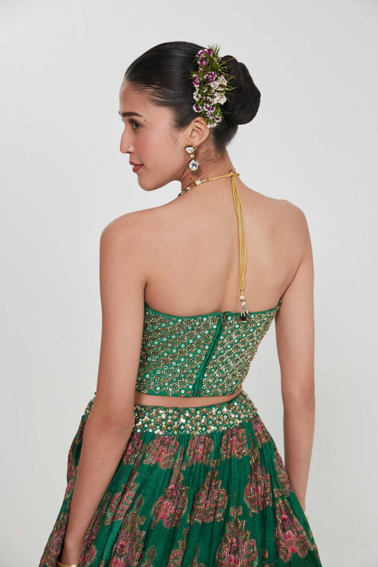 HEENA LEHANGA SET-Kaftan-Siddhartha Bansal