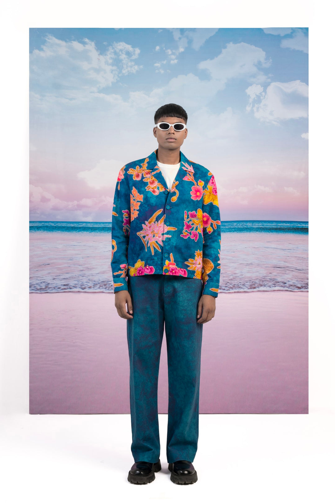 Seasons Blue Jacket-JACKETS-Siddhartha Bansal
