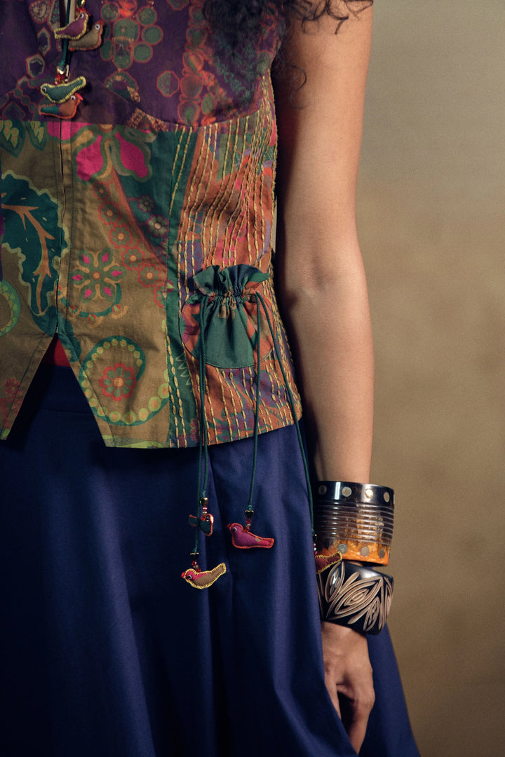 Koti Blouse And Ballon Skirt Set
