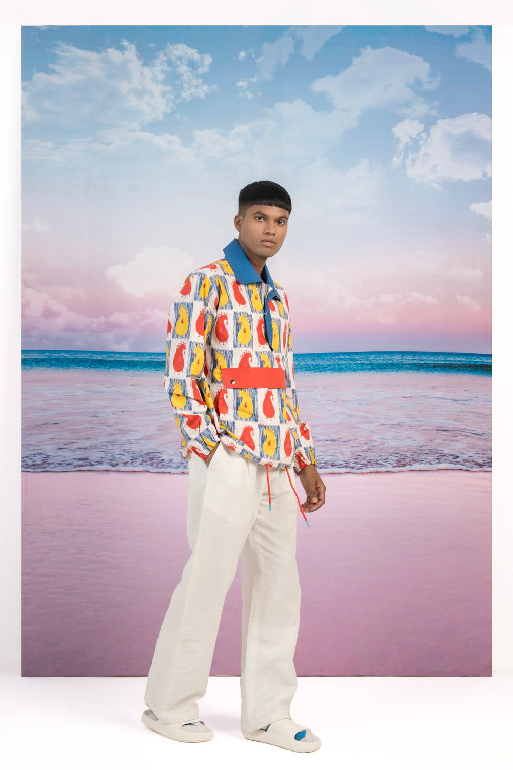 Super Rad ! Pullover Jacket-JACKETS-Siddhartha Bansal