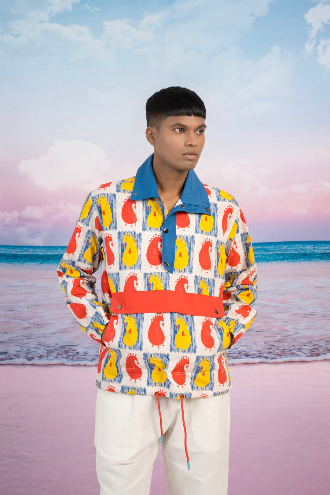 Super Rad ! Pullover Jacket-JACKETS-Siddhartha Bansal