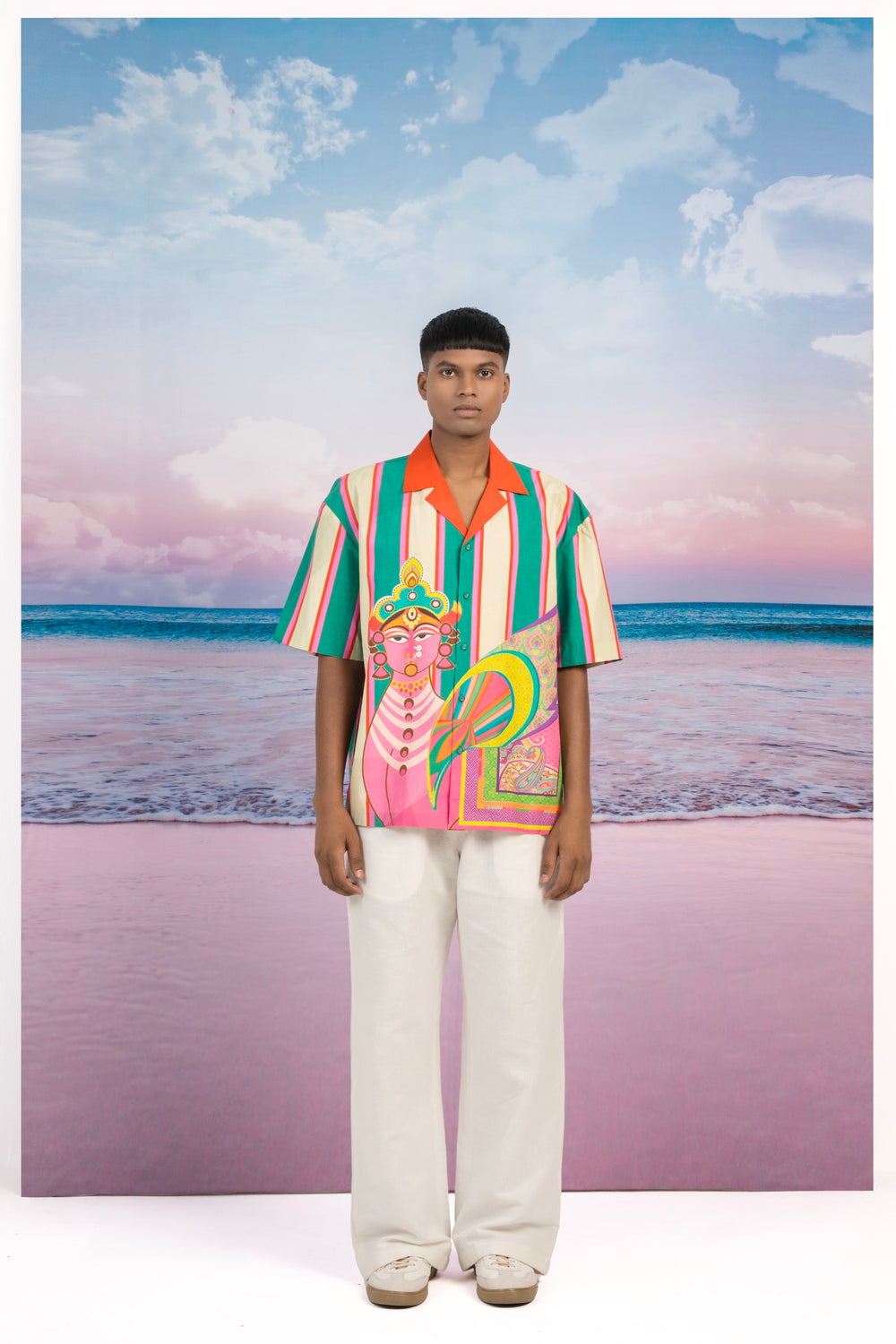 Cow At The Beach Shirt-Shirts-Siddhartha Bansal