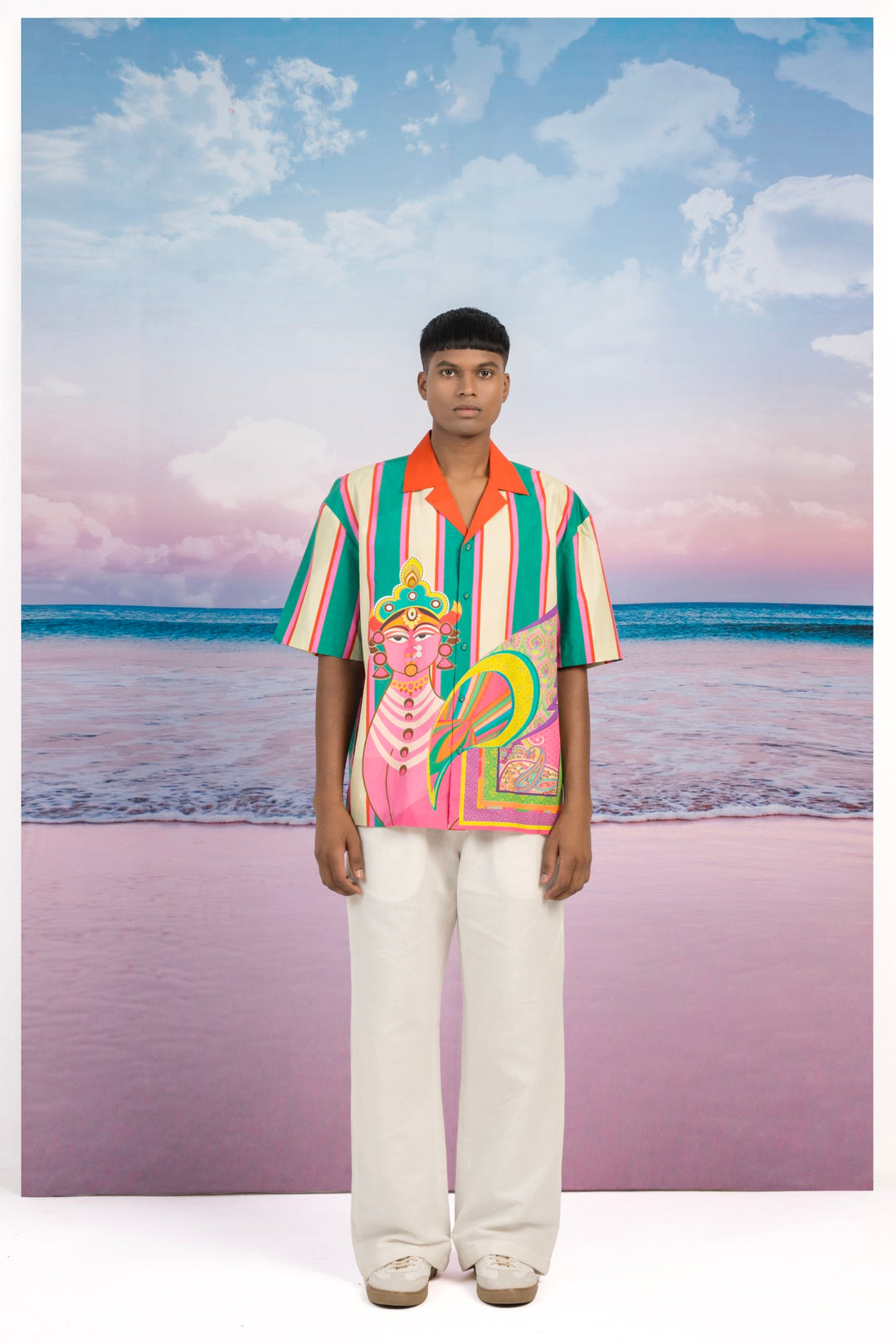 Cow At The Beach Shirt-Shirts-Siddhartha Bansal