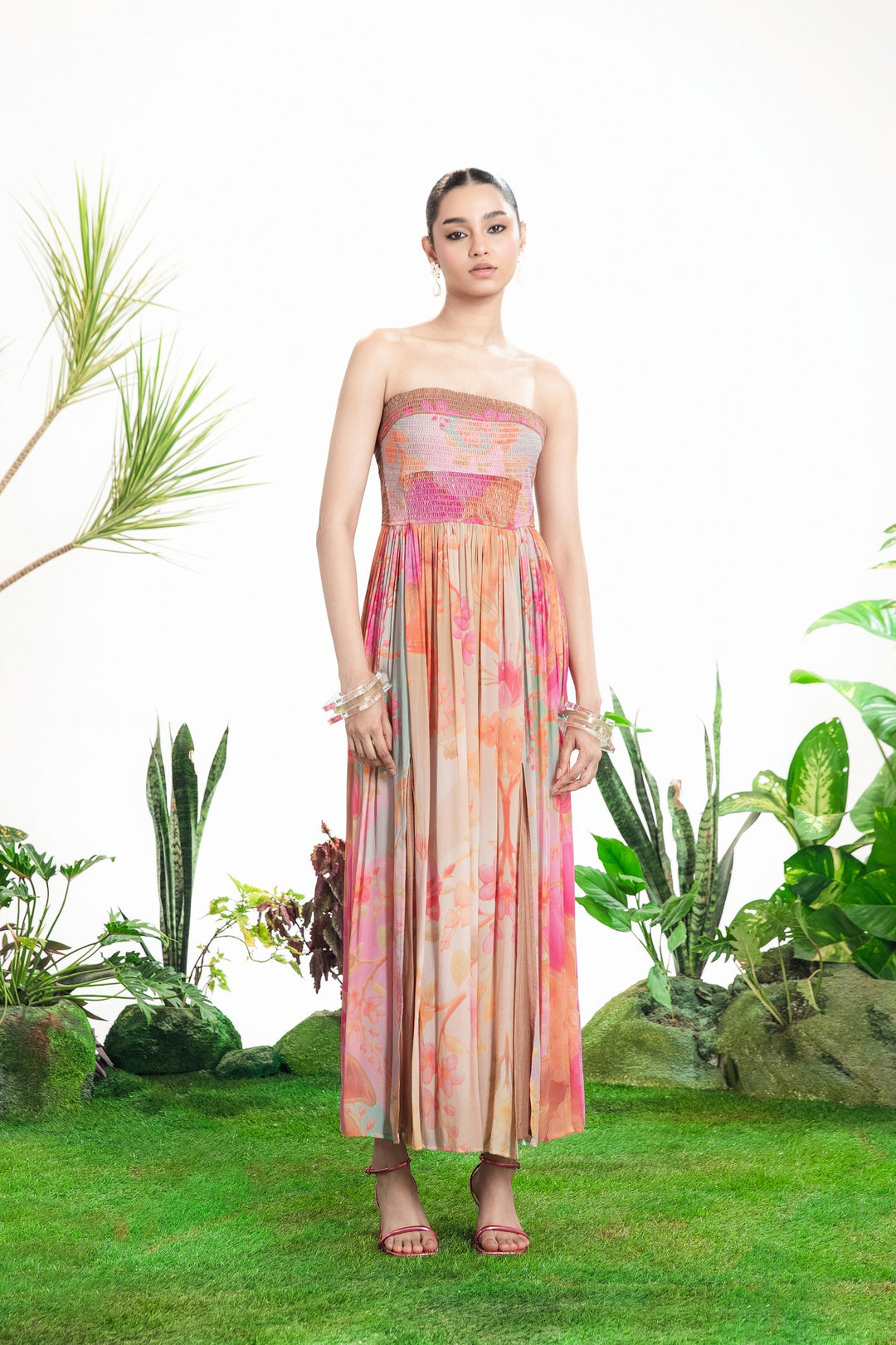 CHERRY PIE MAXI DRESS-Dress-Siddhartha Bansal