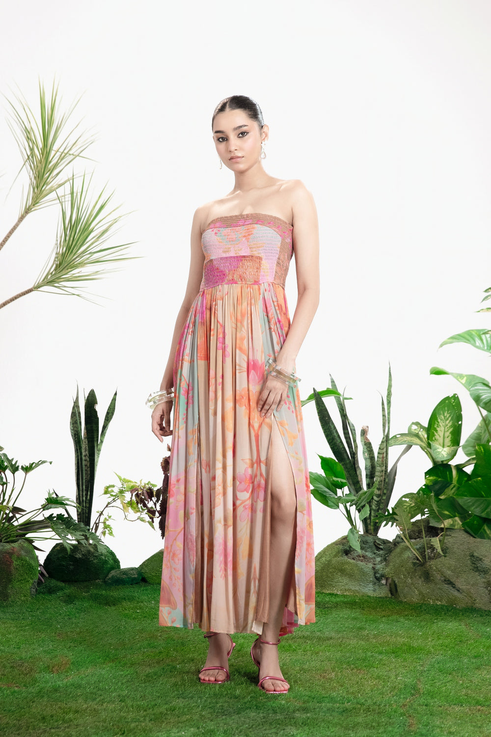 CHERRY PIE MAXI DRESS-Dress-Siddhartha Bansal
